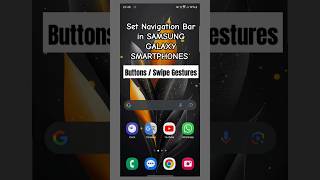 Set Navigation Bar in SAMSUNG galaxy Smartphones techtips tipsandtricks gadgets shorts tech [upl. by Hector]