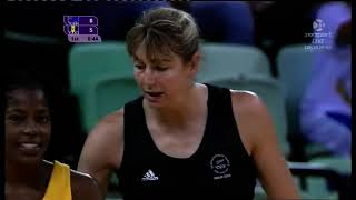 NZ Silver Ferns vs Barbados  Com Games Netball 2010 [upl. by Ahsauqram]