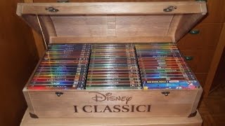 Unboxing  Premio Concorso Disney Forziere 52 Classici in DVD [upl. by Ayidah]