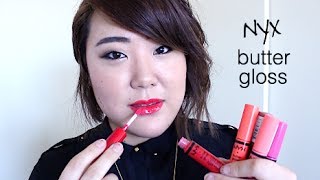 NYX Butter Gloss  Review [upl. by Querida753]