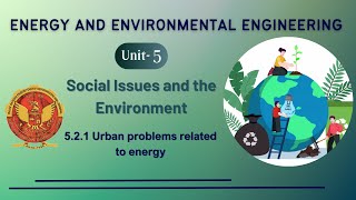 521 Urban problems related to energy  ES301 [upl. by Eddina]