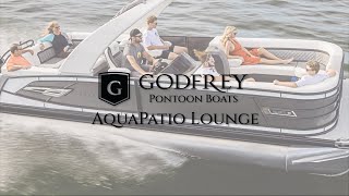 Godfrey Pontoon Boats  AquaPatio Lounge [upl. by Radbun843]