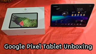 Google Pixel Tablet Unboxing Hazel256GB [upl. by Gerfen652]