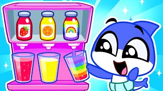 Colorful Juice 🍊 Lunch Time 🍽️ Healthy Eating Habits for Kids Best Cartoons by SharkyampSparky [upl. by Polly542]