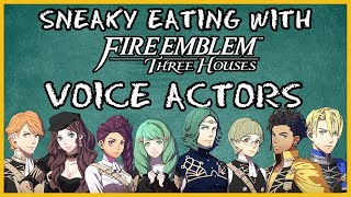 Sneaky Eating Challenge with the Voice Actors of Fire Emblem Three Houses  CASUAL MODE [upl. by Alduino]