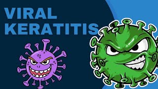 Viral keratitis  Virus  OPHTHALMOLOGY PrepLaddermedpg marrowmed [upl. by Grosz]