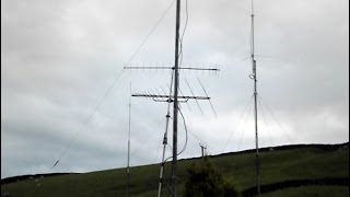 Awesome HF VHF and UHF Antenna Set Up [upl. by Idnic]