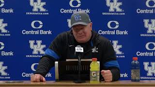 Kentucky Wildcats Football Coach Mark Stoops Recaps LOSS to Auburn [upl. by Aivata82]