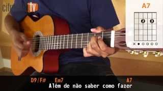 Pra Você Guardei o Amor  Nando Reis aula de violão completa [upl. by Maghutte]