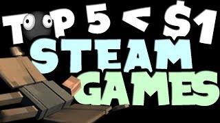 My Top 5 Games for under 1 on Steam [upl. by Enimzzaj]