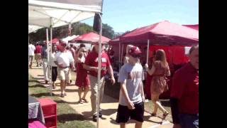 Sights sounds from AlabamaArkansas tailgating 2011 [upl. by Rie162]