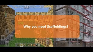 What is scaffolding used for in Minecraft Quick answer in 20 seconds [upl. by Yakcm]