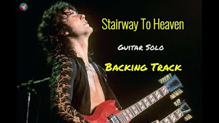 Stairway To Heaven Guitar Solo Backing Track [upl. by Anovad]