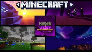 NEWB X LEGACY MORE IMPROVEMENT NEWB X LMI  REALISTIC SHADERS FOR MCPE 120 PATCH [upl. by Marshal]