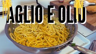 Aglio e Olio  My favorite easy late night pasta [upl. by Lapides316]