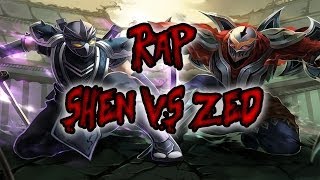 SHEN VS ZED RAP  Zarcort y Sharkness [upl. by Newton]