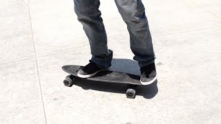 HOW TO RIDE A PENNY SKATEBOARD FOR BEGINNERS [upl. by Gelasias557]