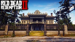 EXPLORING SECRET MANSION FILLED WITH LOOT RDR2 How to Get into the Mayors House RDR2 RDR2 [upl. by Xirtaeb437]