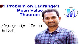 1 How to verify Lagranges Mean Value theorem  Problems on Lagranges Mean Value theorem  M V T [upl. by Puttergill374]