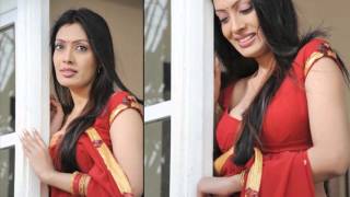 Mallu Aunty Surabi Red Saree Drop video [upl. by Eceirahs]