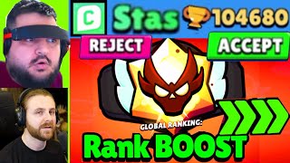 Antrenorul STAS Top 1 Global il duce pe RAFAEL in MASTER Brawl Stars [upl. by Ennairac289]