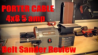 PorterCable Benchtop Sander Review [upl. by Pilif]