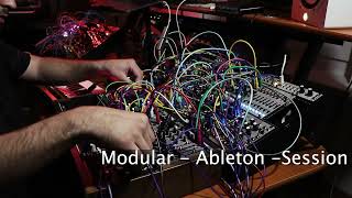 Modular Live Session Funky Deeptech Minimal Vibes with Digitakt Modular System amp Ableton Live [upl. by Shakespeare]