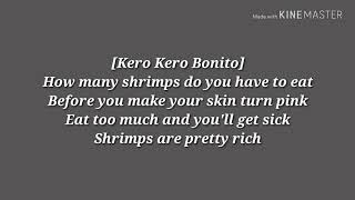 Kero Kero Bonito  Flamingo Original Version Lyrics [upl. by Allerus]