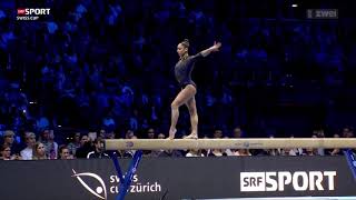 Julia Soares BRA Balance Beam  Swiss Cup 2024 [upl. by Fortna45]