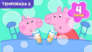 La aventura burbuja de Peppa 🫧  4 HORAS Temporada 2  Peppa Pig en Español Episodios Completos [upl. by Hanson]