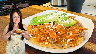 COMO PREPARAR TOSTADAS CON TINGA DE POLLO FÁCILES Y DELICIOSAS [upl. by Imotas]