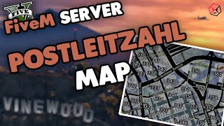 FiveM POSTAL MAP Tutorial  FiveM Map mit Postleitzahlen  FiveM Server erstellen [upl. by Sylram974]