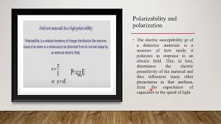 Dielectric properties of advanced material Presentation [upl. by Bradney354]