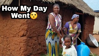 African Village Family How My Day Went in my African parents house😓 [upl. by Enej955]