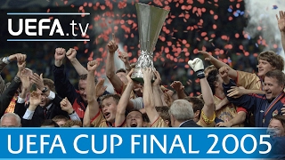 2005 UEFA Cup final highlights  CSKA MoskvaSporting Lisbon [upl. by Wallack]