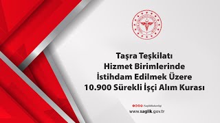 TC Sağlık Bakanlığı 10900 Sürekli İşçi Alımı Kurası 2 Gün 26042023 [upl. by Pontus]