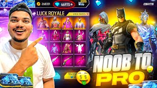 Free Fire Legendary Noob To Pro I Got All Rar Legendary Emotes And Bundles In 99 Diamonds Free Fire [upl. by Ydnerb]