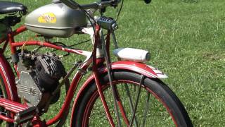 Whizzer Moped 1948 Vintage [upl. by Burne680]