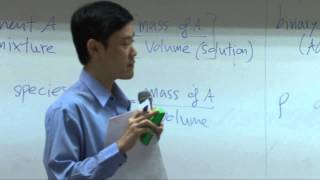 Transport Phenomena lecture on 230113  Mass transport 18 part 2 of 6 [upl. by Ramar677]