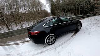 Winter Day in Germany Driving through a 2023 Mercedes Benz GLC Coupe [upl. by Tager763]