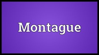 Montague Meaning [upl. by Demetra949]