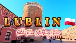 Lublin Castle to Litewski Square Walking Tour 🚶‍♀️🚶‍♂️4k Autumn 2024 🍂 [upl. by Eelidnarb]