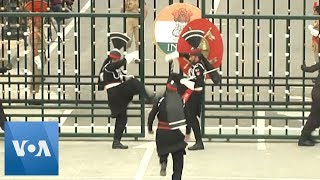 Closing Ceremony at PakistanIndia Border on Independence Day Amid Kashmir Tensions [upl. by Bohon]