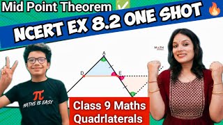 Class 9 Maths Chapter 8  Class 9 Quadrilaterals The Mid Point Theorem NCERT Ex 82 One Shot CBSE [upl. by Giah141]