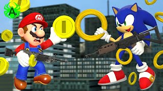 Mario VS Sonic Coin War Part 3 FINALE [upl. by Woodring823]