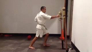 Makiwara Training Machida Karate Academy  Manhattan Beach Traditional KarateDo [upl. by Ignacio]