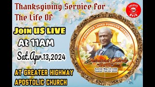 Desmond Clarke Funeral Service Greater high way Apostolic  Caterwood Trelawny [upl. by Nywra]