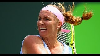 2016 Miami Open Round of 16  Svetlana Kuznetsova vs Serena Williams  WTA Highlights [upl. by Adnawahs]