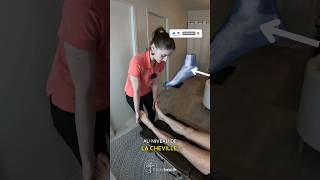 Manipulation articulaire cheville chiropracteur shorts asmr massage mobility sports shorts [upl. by Aila]