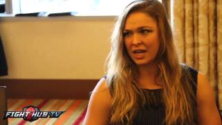 Ronda Rousey quotWe were poked amp prodded during TUF filming Like we were not peoplequot [upl. by Euqinna]